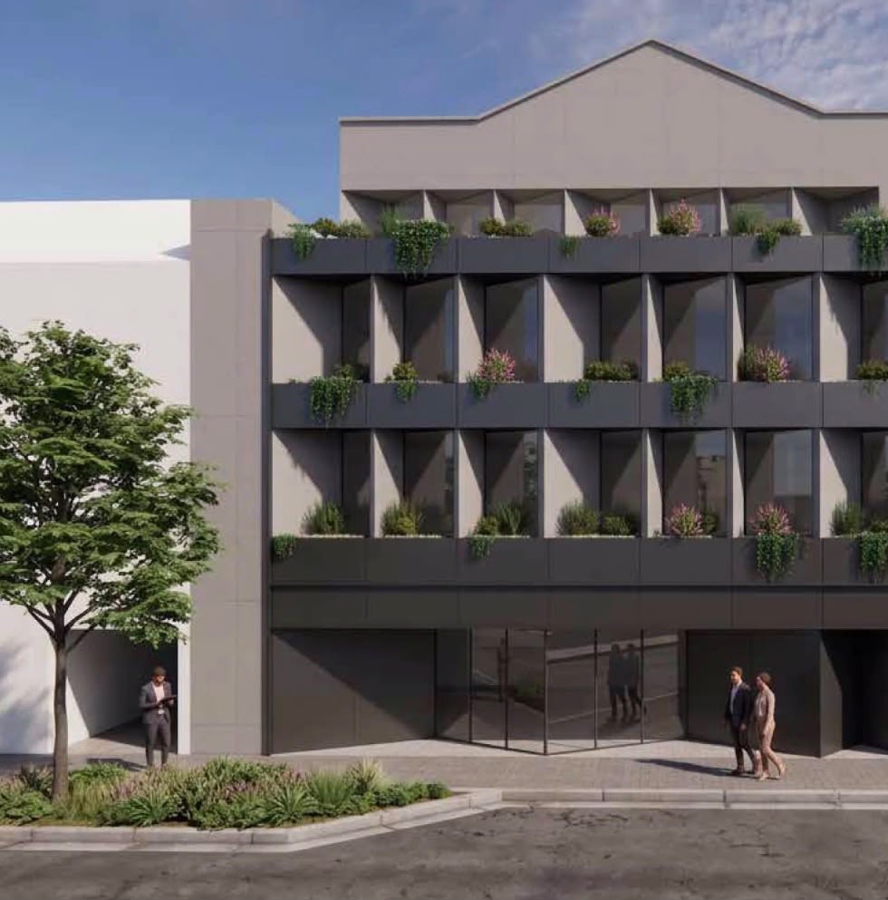 Rendering of the Deruta residential project in Milan